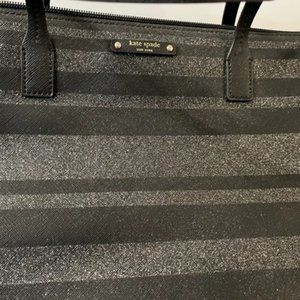 Black Stripe Kate Spade Purse